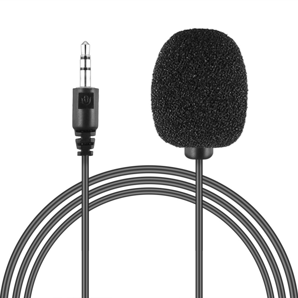 Universal Portable 3.5mm Mini Headset Microphone Clip Microphone For Lecture Teaching Conference Guide Studio Mic