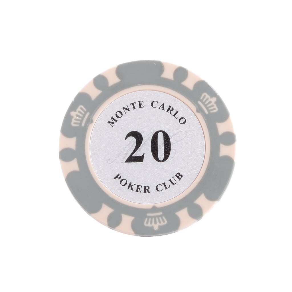 Sjov pp ler casino poker chips mahjong brætspil tællere dollars pakke  of 10 stk 40 x 4mm til camping vandreture sjovt bordspil: 5