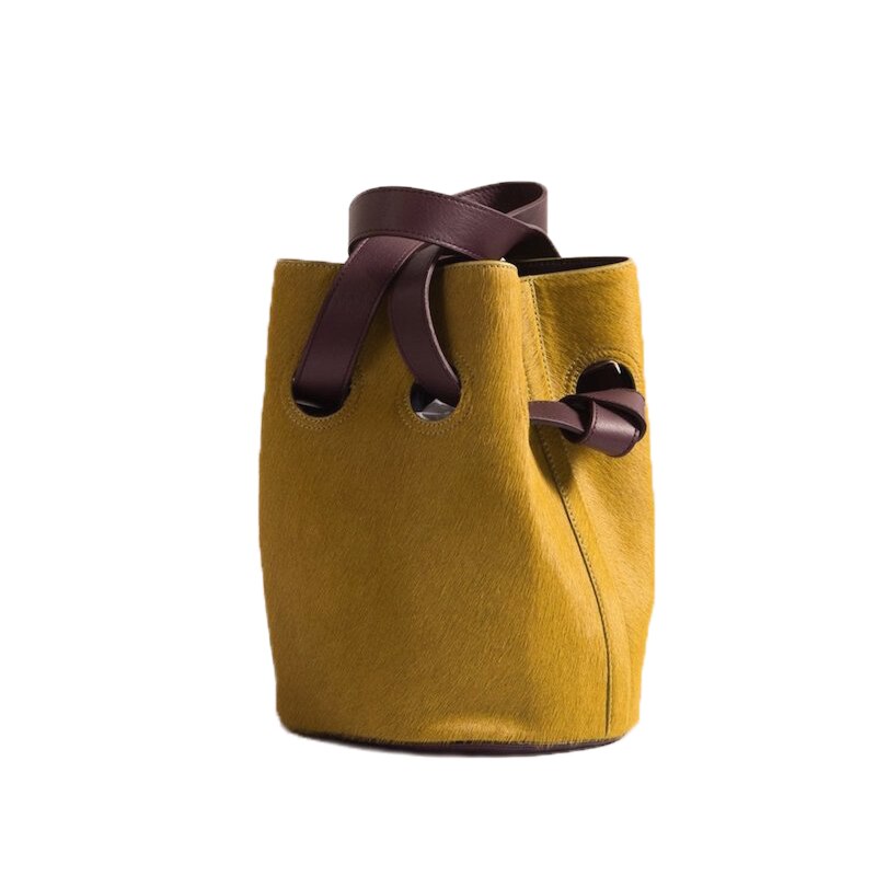 Sac seau sac à main femmes nouvelle personnalité concepteur Vintage cercle lambrissé sacs à main et sacs à main dames sac fourre-tout Simple pour les femmes