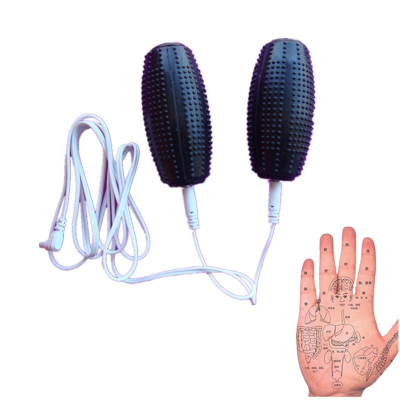 1 Paar Microstroom Geleidende Hand Elektrode Bod Voor Tientallen Ems Eenheid Therapie Massager Spierstimulator + Aansluiten Kabel
