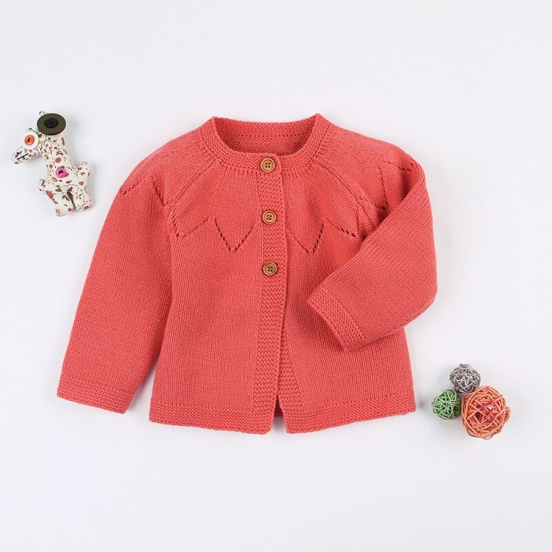 0-24M freundlicher freundlicher zur Seite fahren Herbst Baby Mädchen Jungen Strickjacke Hohl lässig Oberbekleidung Mantel Kleidung