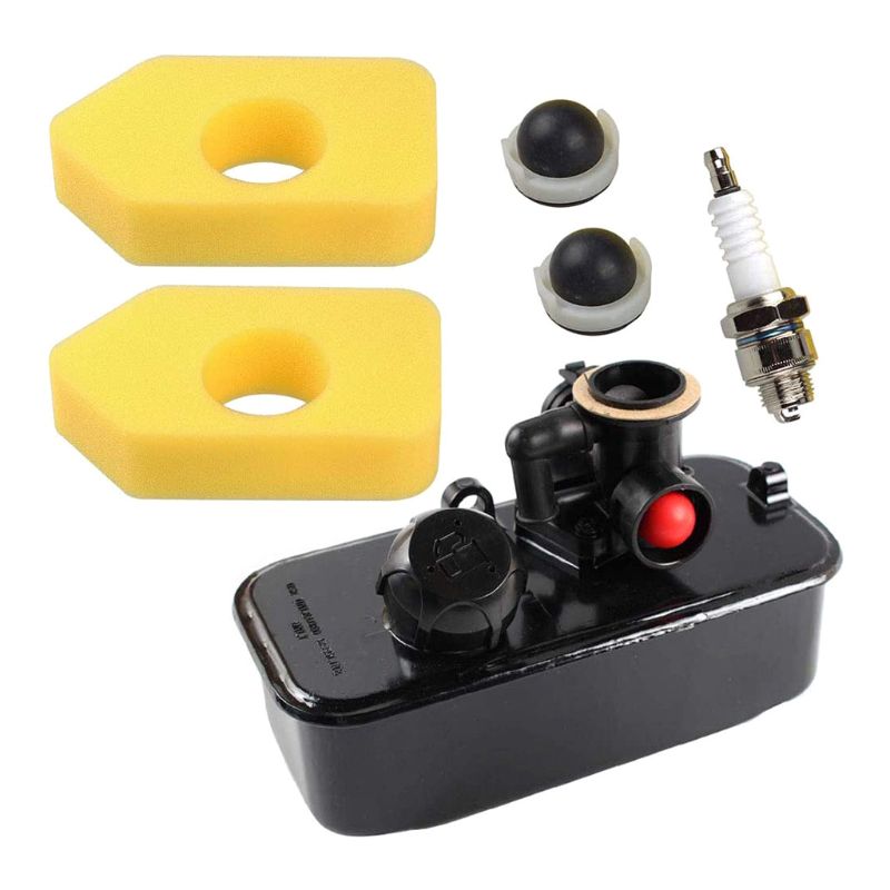 795477 Carburetor with 494406 Fuel Tank 698369 Air Filter 694394 Primer Bulb for Briggs & Stratton 10A902 Engine Replace 699660
