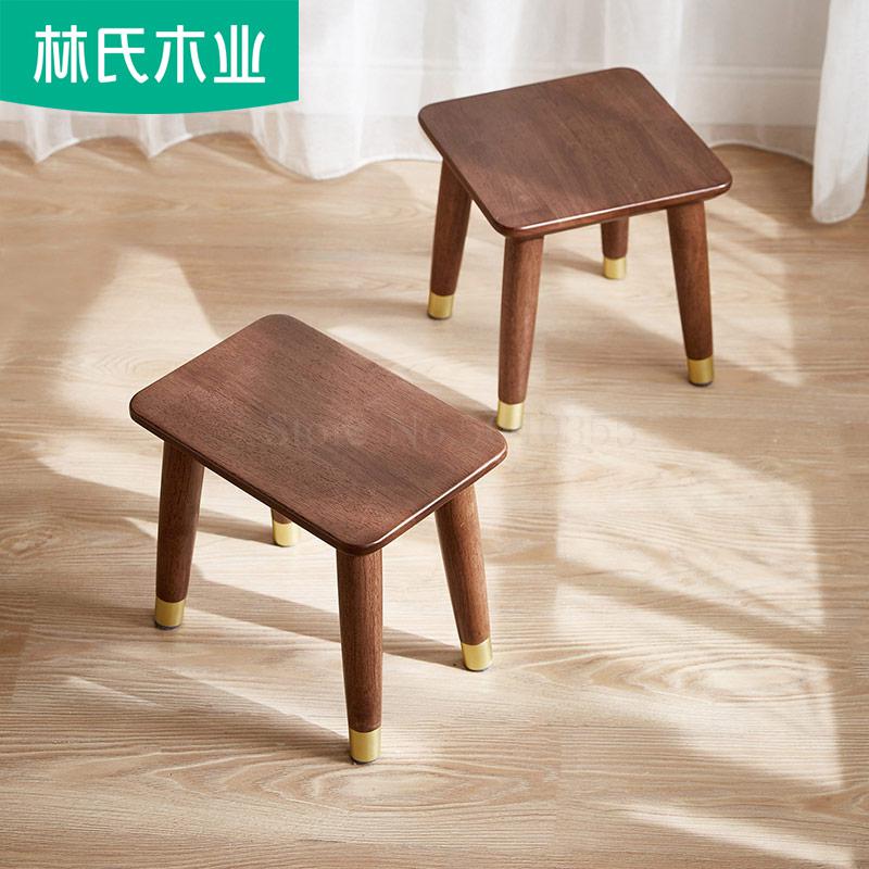 Styl skandynawski solidny drewniany taboret dziecięcy salon zmiana domu buty stołek ruchome krzesło