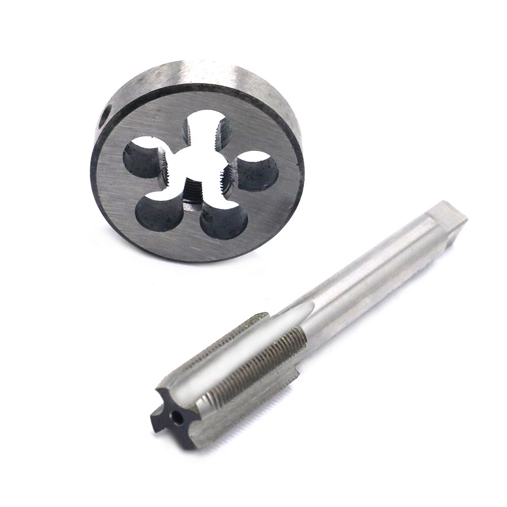 1/2"-28 (1/2" x 28) or 5/8"-24 (5/8x24) UNF HSS Threading Thread Tap and Die Set with