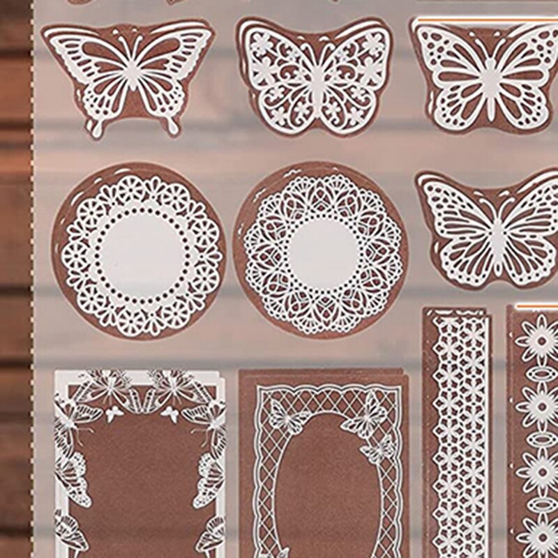 260 Piece Ephemera Set, Vintage Scrapbooking Supplies Pack, Vintage Paper and Paper Stickers, Art Craft , Letters