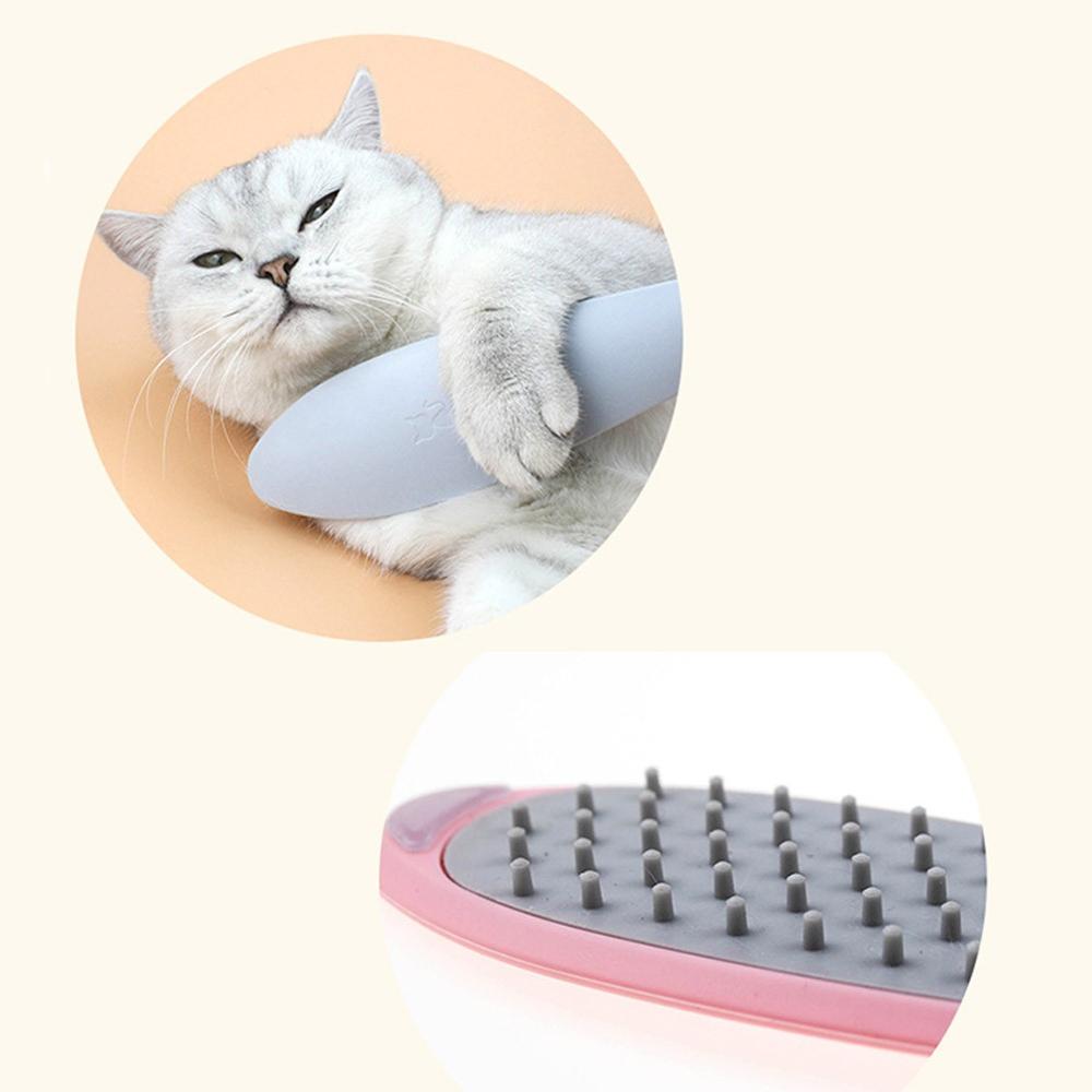 Huisdier Kattenkruid Ontharing Borstels Nep Tong Kam Bont Zachte Kammen Hark Tickle Massage Grooming Gereedschap Plastic Huisdieren Benodigdheden n06
