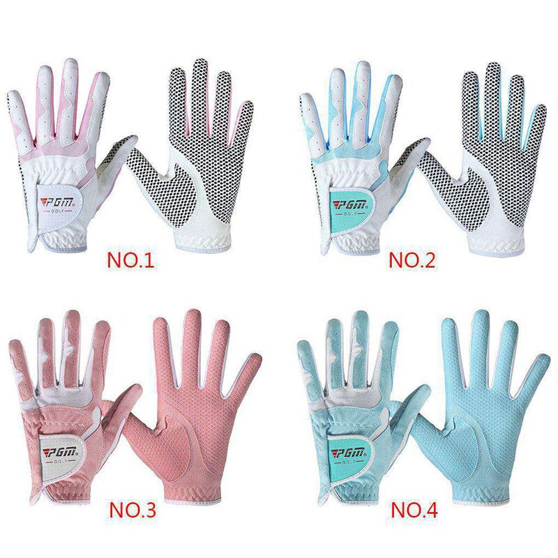 Songyi Golf Handschoenen Antislip Vrouwen Korrels Microfiber Doek Handschoenen Zonnebrandcrème Ademend Slijtvaste