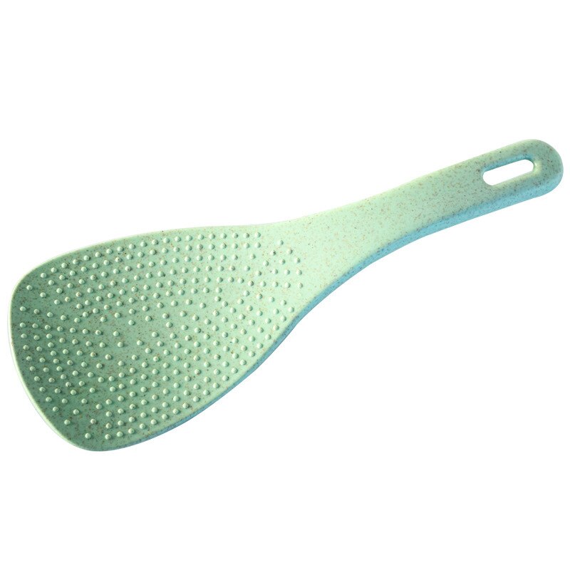 Słoma pszenna ochrona środowiska domowe urządzenie robić ryżu w kształcie wiosła szufelka nie-Stick łyżka robić ryżu stół kuchenny akcesoria robić serwowania: zielony