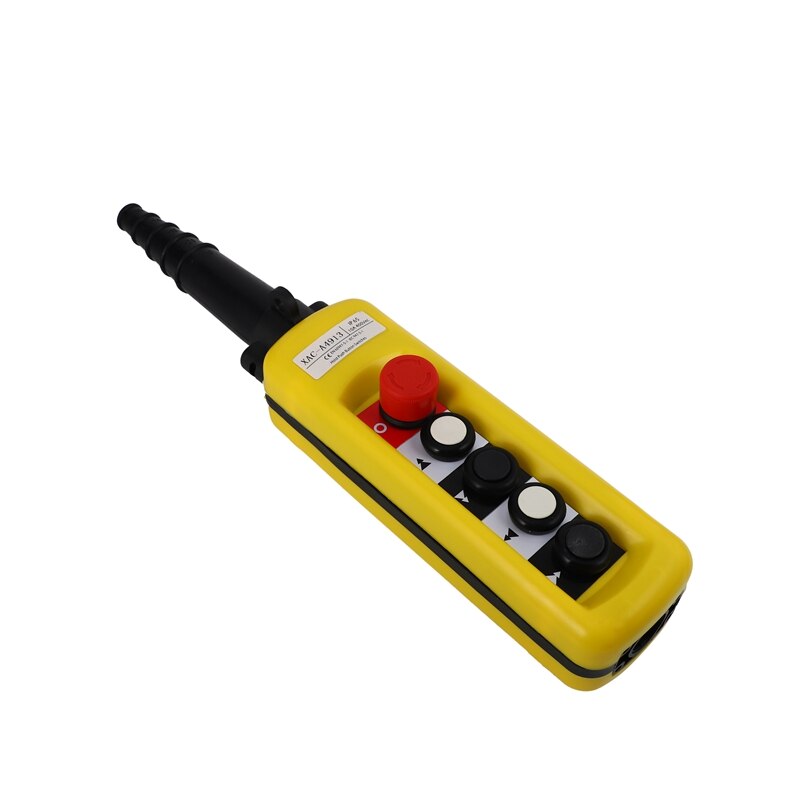 Bouton de commande de grue XAC-A4913 anti-pluie, Double vitesse à 4 boutons avec arrêt d'urgence
