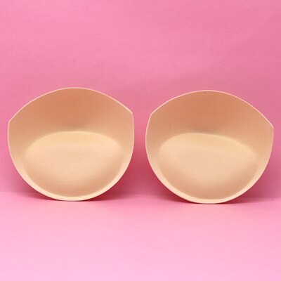 2 stuks/1 paar Dikke Foam Bra Pads Borstvergroting Verwijderbare Spons Padding Borst Push Up Padding voor Bikini badpak Accessoires