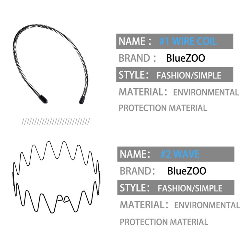 Coleta de pelo Invisible para hombre con espiral de alambre portátil y Clip de hebilla de hierro ligero para deportes al aire libre