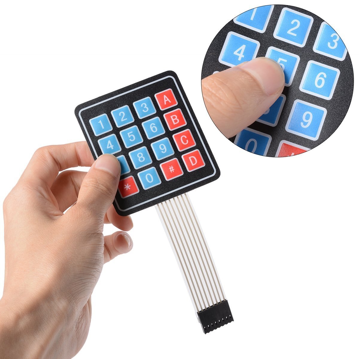 3pcs 4*3&4*4 Matrix Array Membrane Switch Keypad Keyboard Control Panel for Arduino /AVR