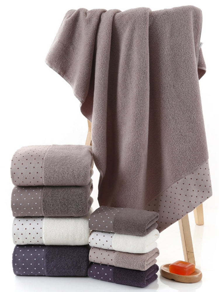 Large Cotton Bath Towel Thick Towel Family Bathroom Adult Hotel Child Bathroom Bath Towel