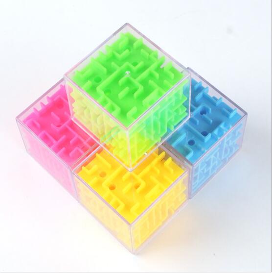 3D Cube Puzzle Maze Toys Balance Hand Game Adult Stress Relief Toys Brain Challenge Education Toys For Children: Big 3D Maze