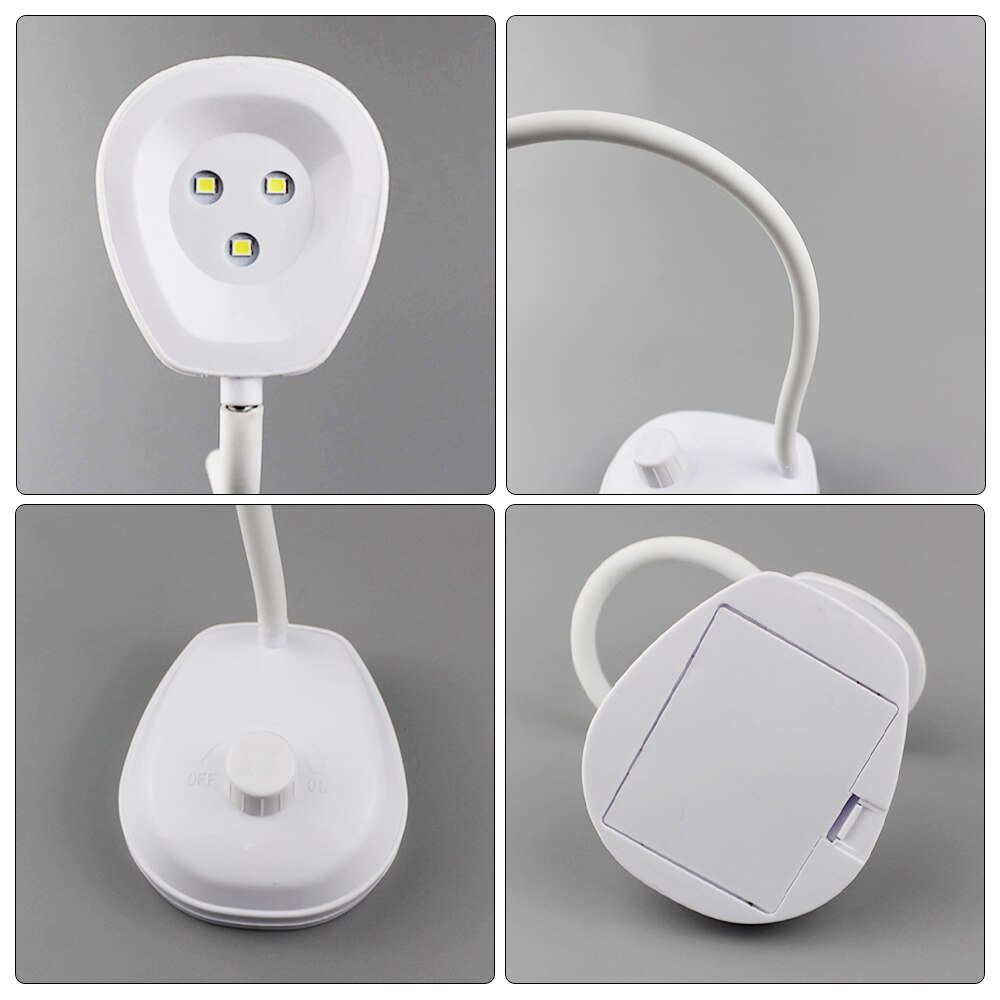 biegen LED Stand Tisch Lampe Batterie USB Aufladbare Stand Schreibtisch Lampe berühren Schalter Studie Lesen Schüler Tisch Lampe Schreibtisch Tisch lampe