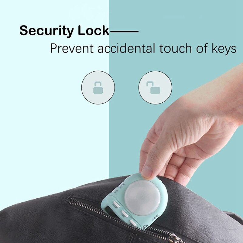 Digital Kitchen Timer with 100 Hour Clock Count Down for Kid Teacher Cook,45° Display LCD&amp;Security Lock,Time Management