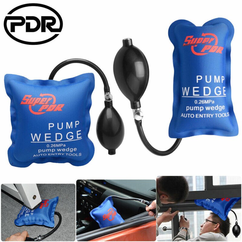 PDR 4 pieces Pump Wedge Auto Entry Tools Paintless Dent Repair Tools Keys Locksmith Tools Opening Car Pump Wedge Air Bag
