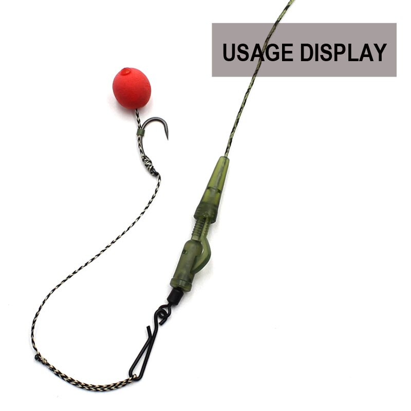 Émerillon rapide pour pêche à la carpe,pinces à plomb, appareil, accessoire, 30 pièces,