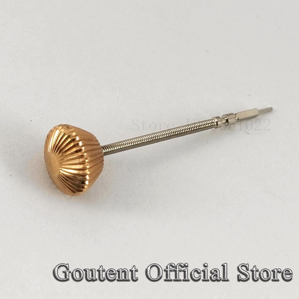 Goutent Rose Gold Steel Watch Crown With Stem Fit 6497/6498 Seagull ST3600/3620 Movement: B1-crown 1