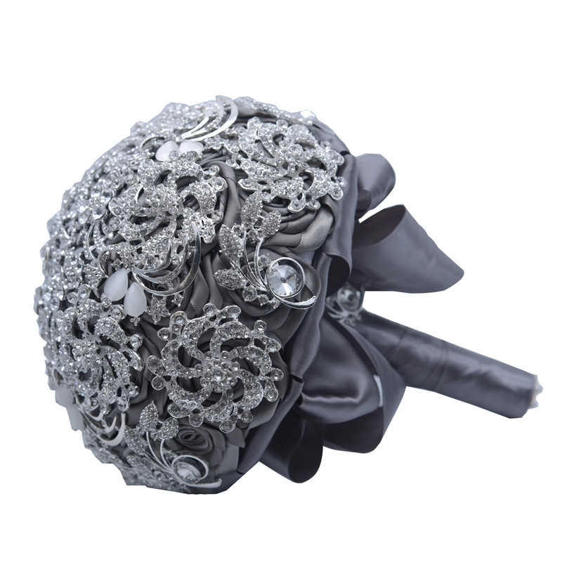 AYiCuthia luxe mariage Bouquet cristal mariée Bouquet mariage broche Bouquet bijoux mariage Bouquet S2