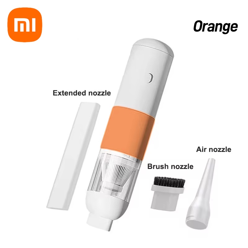 Xiaomi 120w aspirador de pó carro de alta potência forte sucção portátil sem fio coletor poeira automático sucção ciclone casa nova: ROXO