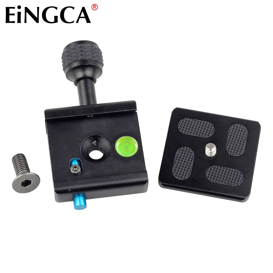 5 Pezzi Camera Tripod Ball Head 3/8 Vite Piastra A Sgancio Rapido 1/4 50x50 cm Apparecchio 38mm A Coda di Rondine Groove Panoramica Accessori