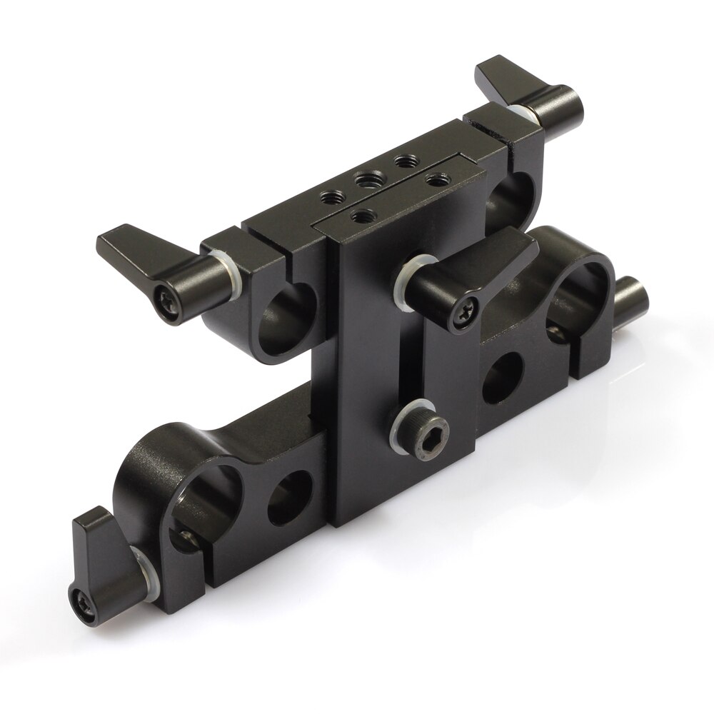 15mm to 19mm Rod Rail Bridge Rising Adapter Changeover Converter fr Film Camera Rig Support System Matte Box Follow Focus Tripod