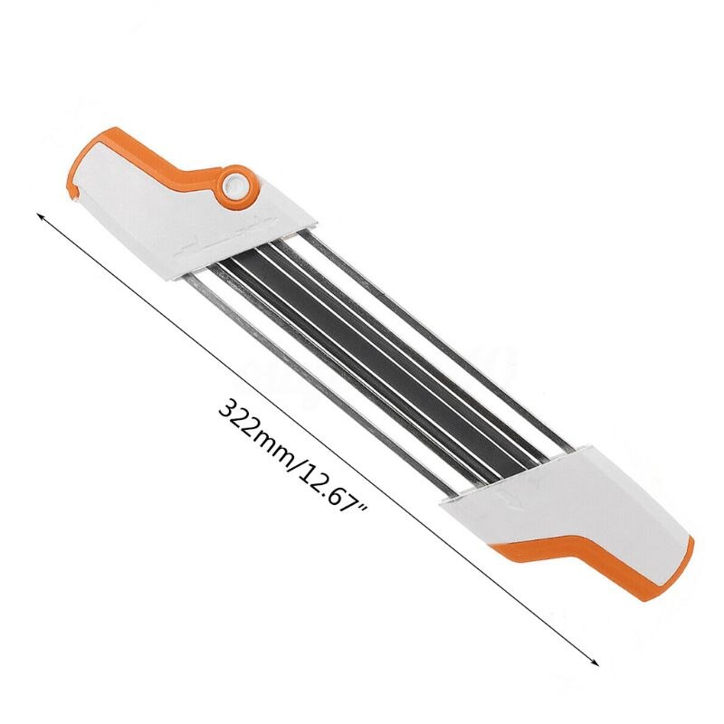 2 IN 1 Metal Easy Chainsaw Chain File Sharpener 4.8mm