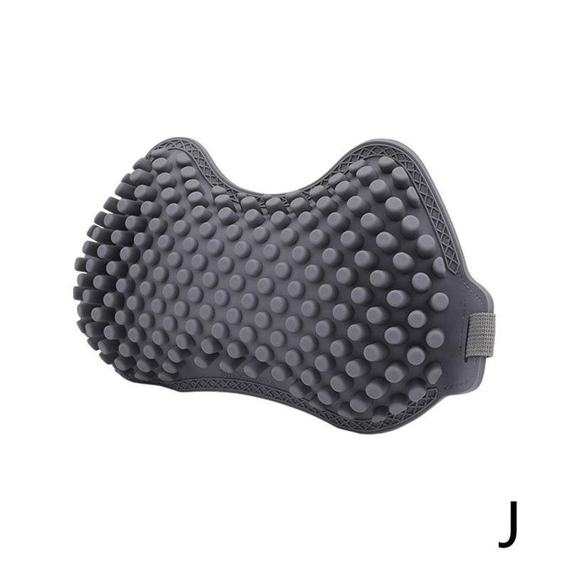 Cojín de Gel para asiento de coche, soporte Lumbar de masaje para cuello, pieza de ventilación fresca, almohada para el dolor del coche, reposacabezas, accesorio Re S3F8: J