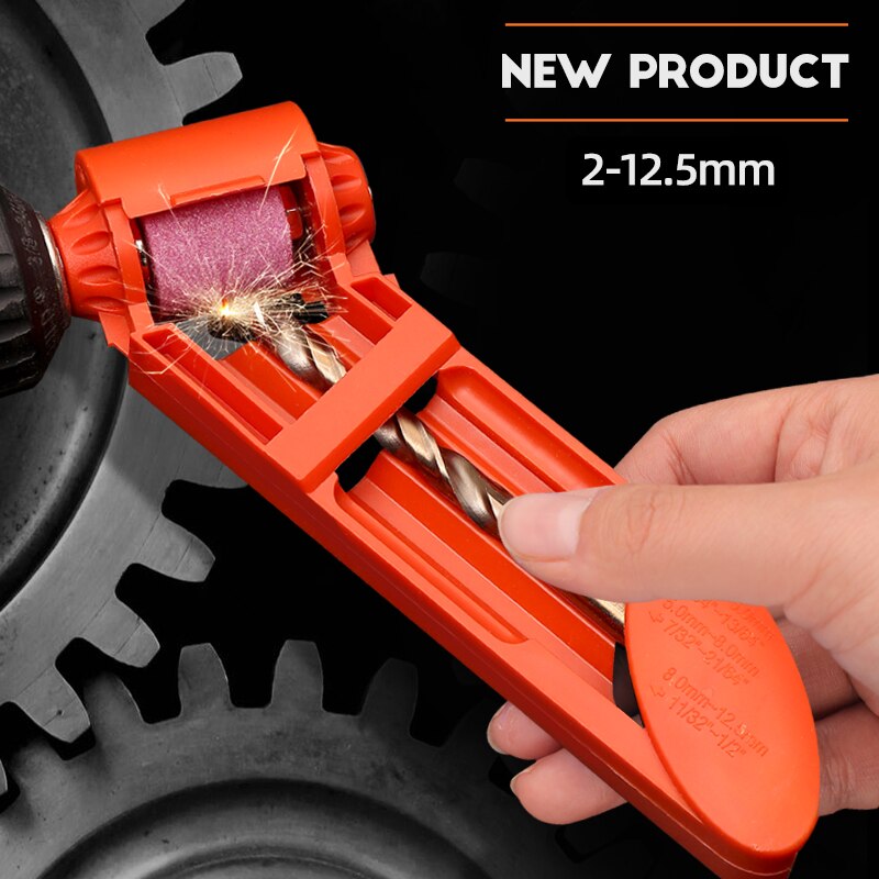 GREENERY Grinding Wheel Drill Bit Sharpener Hand Tools Nail Drill Bits Set Sharpener For Step Drill Dremel Accessories
