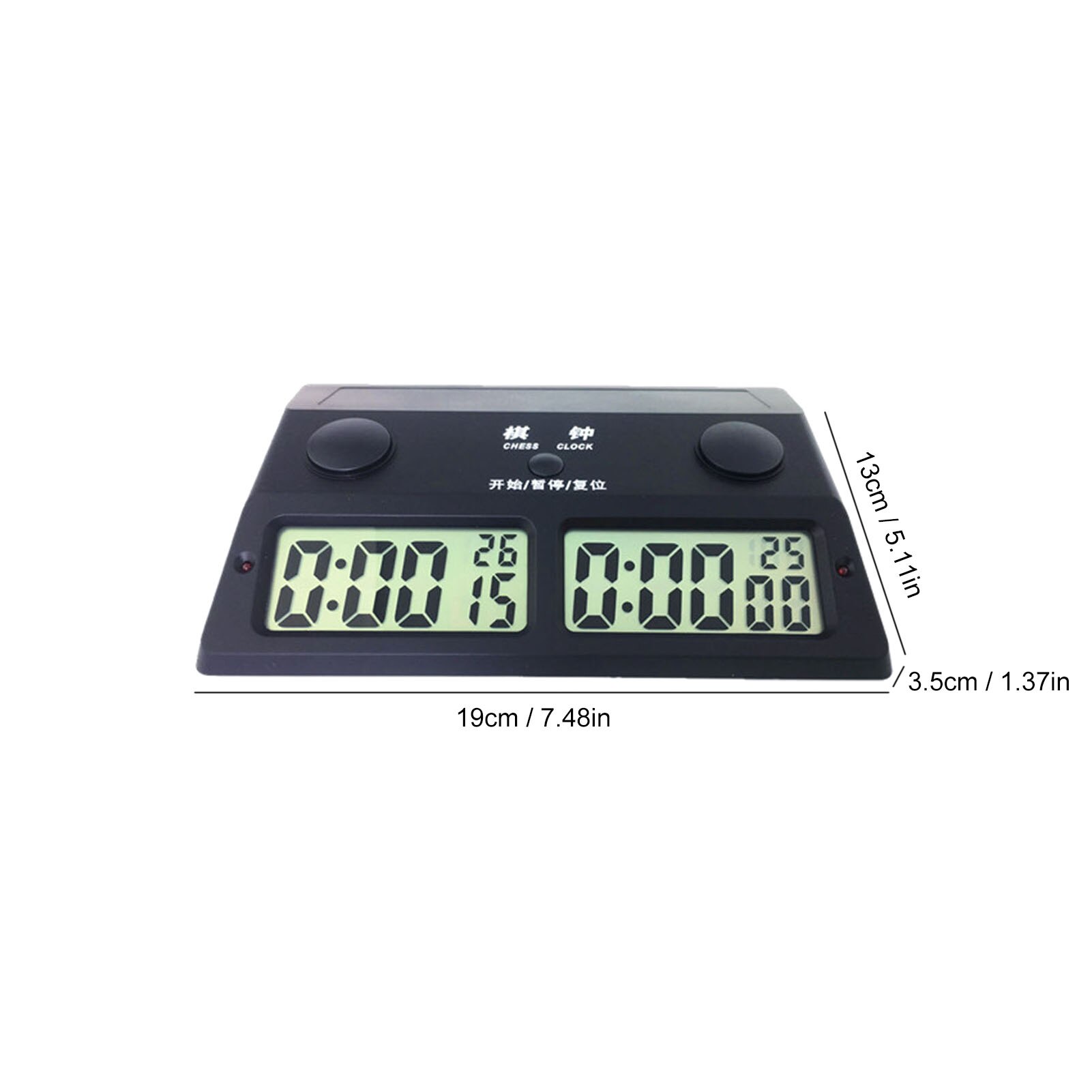 Professionele Schaken Timers Klok Compacte Digitale Horloge Count Up Down Timer Met Alarm Functie Schaken Games Elektronische Alarmen