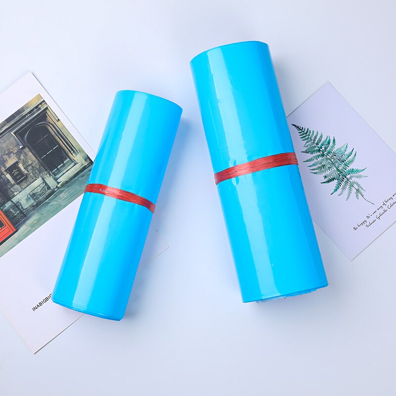 50Stck Kurier Taschen Blau selbst-Dichtung Klebstoff Lagerung Tasche Paket Tasche Wasserdicht 12 Drähte Umschlag Mailer Poly Post Versenden Taschen
