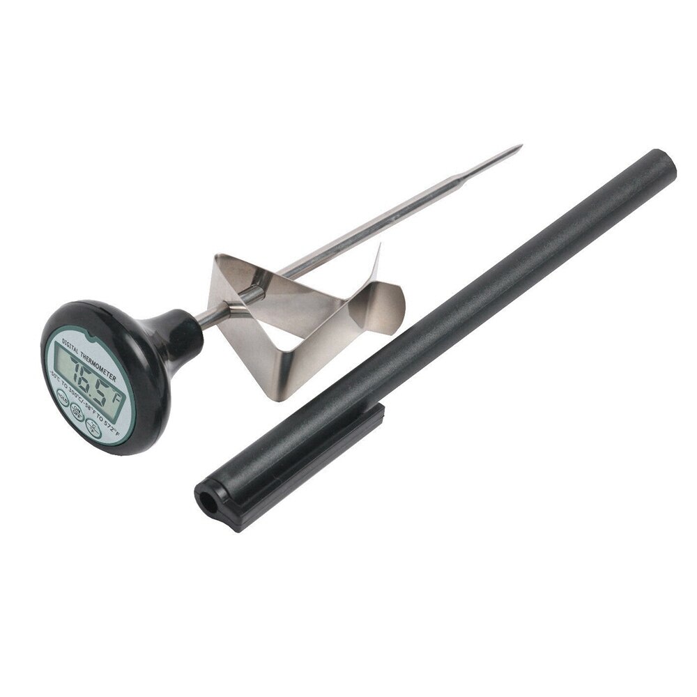 Digital Meat Food Thermometer Liquid Candy Deep Fry with Stainless Steel Clip: Default Title
