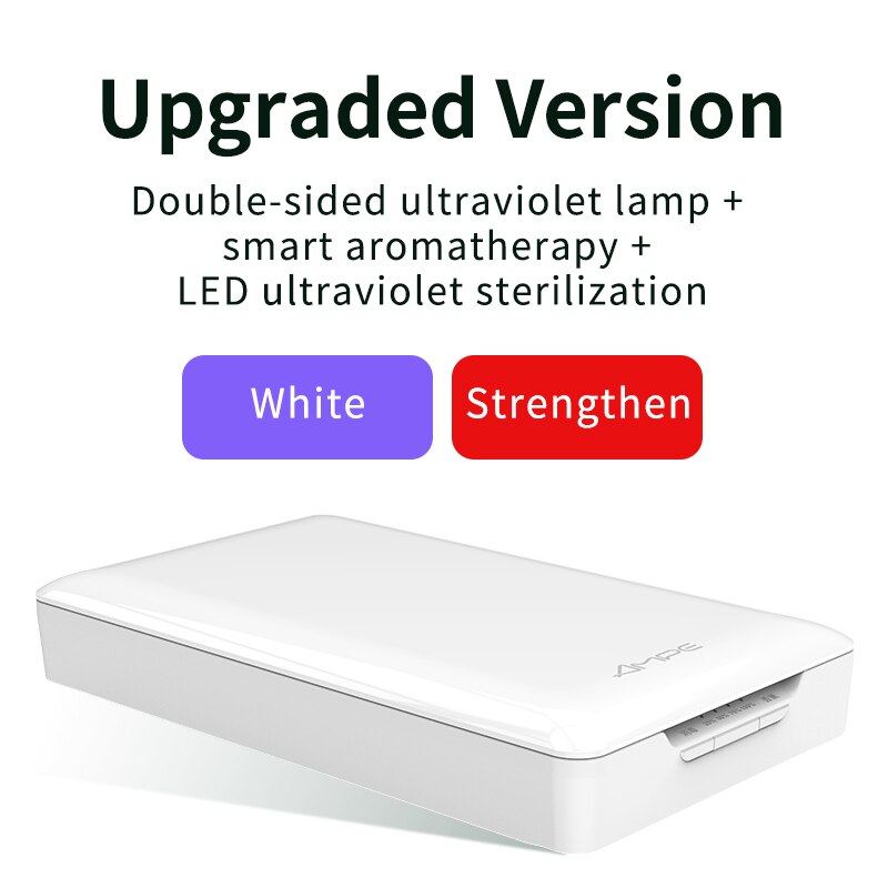 Ampe ultraviolet lightdisinfection box sterilization cell phone box uv, glasses key wallet underwear antivirus, mask sterilizer: Enhanced Edition