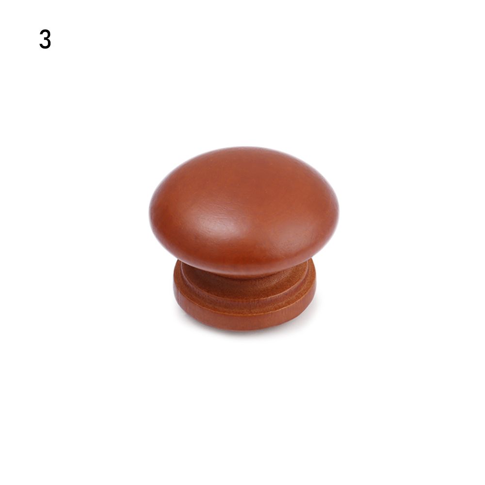 Boutons de tiroirs en bois naturel, 1 pièce, pour armoire de cuisine, armoire, commode, poignée de meubles avec vis: 3