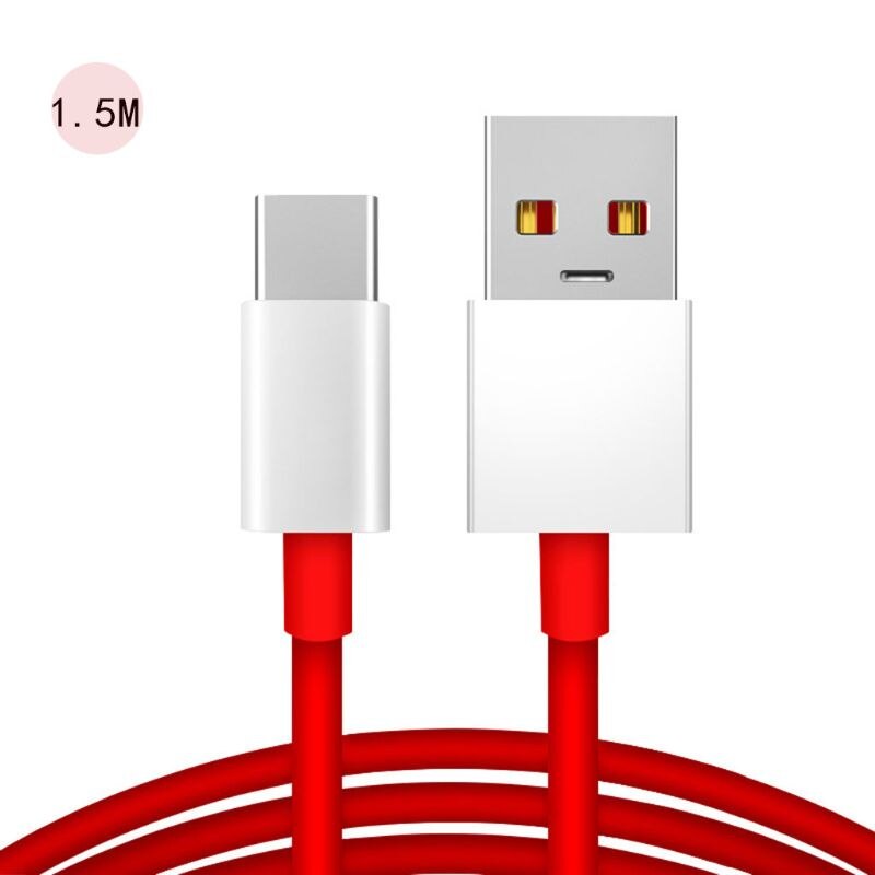 USB 3,1 Typ C Kabel 5V 4A Schnell Ladung Energie Datenkabel Linie Kabel für Oneplus 7 7Profi 6T 5T 5 3T 3 Bindestrich Kabel: 1.5m