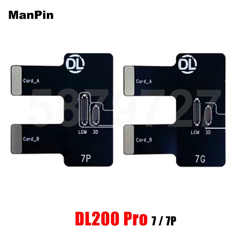 Testeur d&#39;écran LCD DL200 Pro, pour iPhone 12 Mini MAX 11 XS XR 8 7 6S Plus, Huawei iWatch, True Tone, test tactile 3D: 7 7P