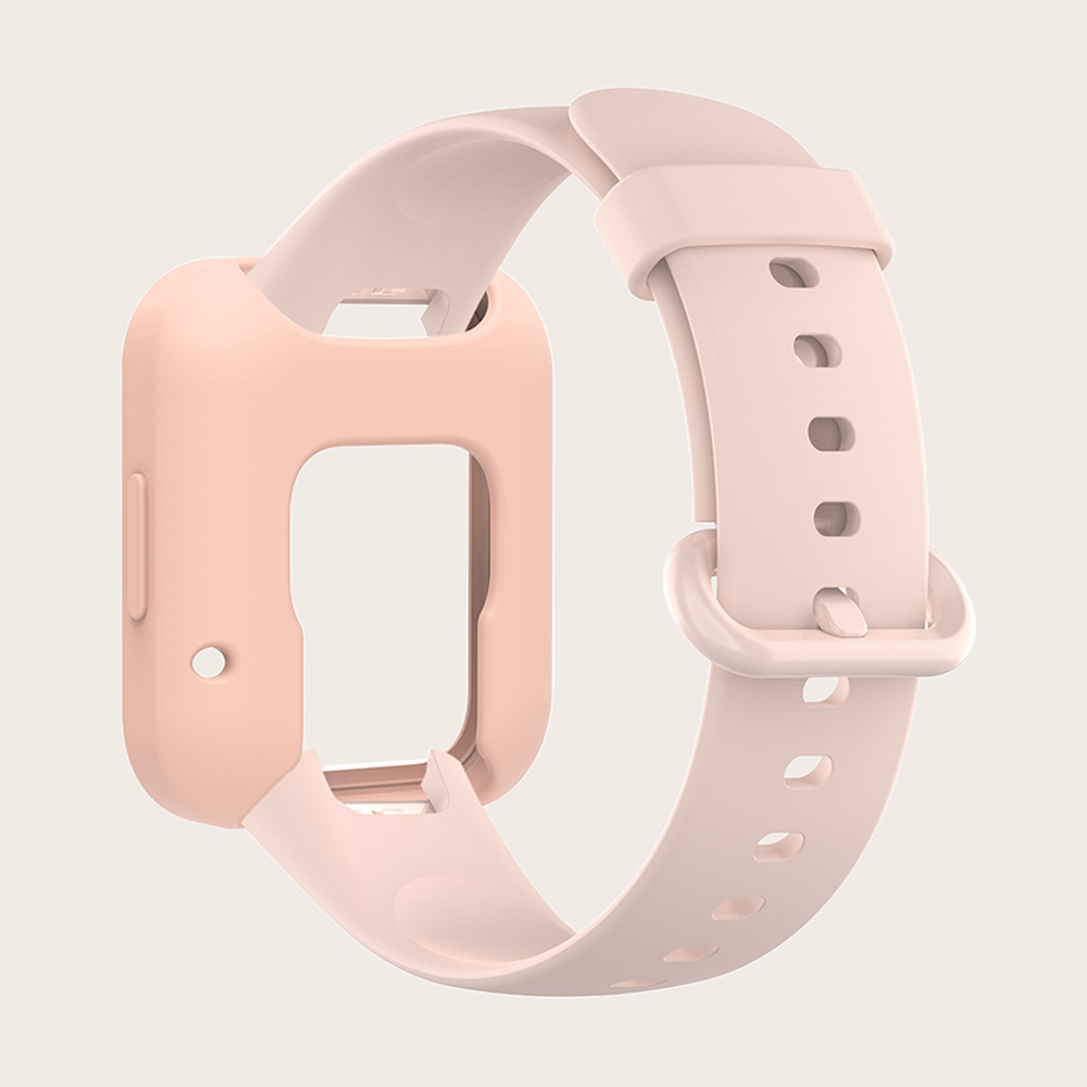 Pour Redmi Watch 2 bracelets + étui de protection Bracelet 2 en 1 Bracelet en Silicone Bracelet de montre pour Redmi Watch 2 Lite
