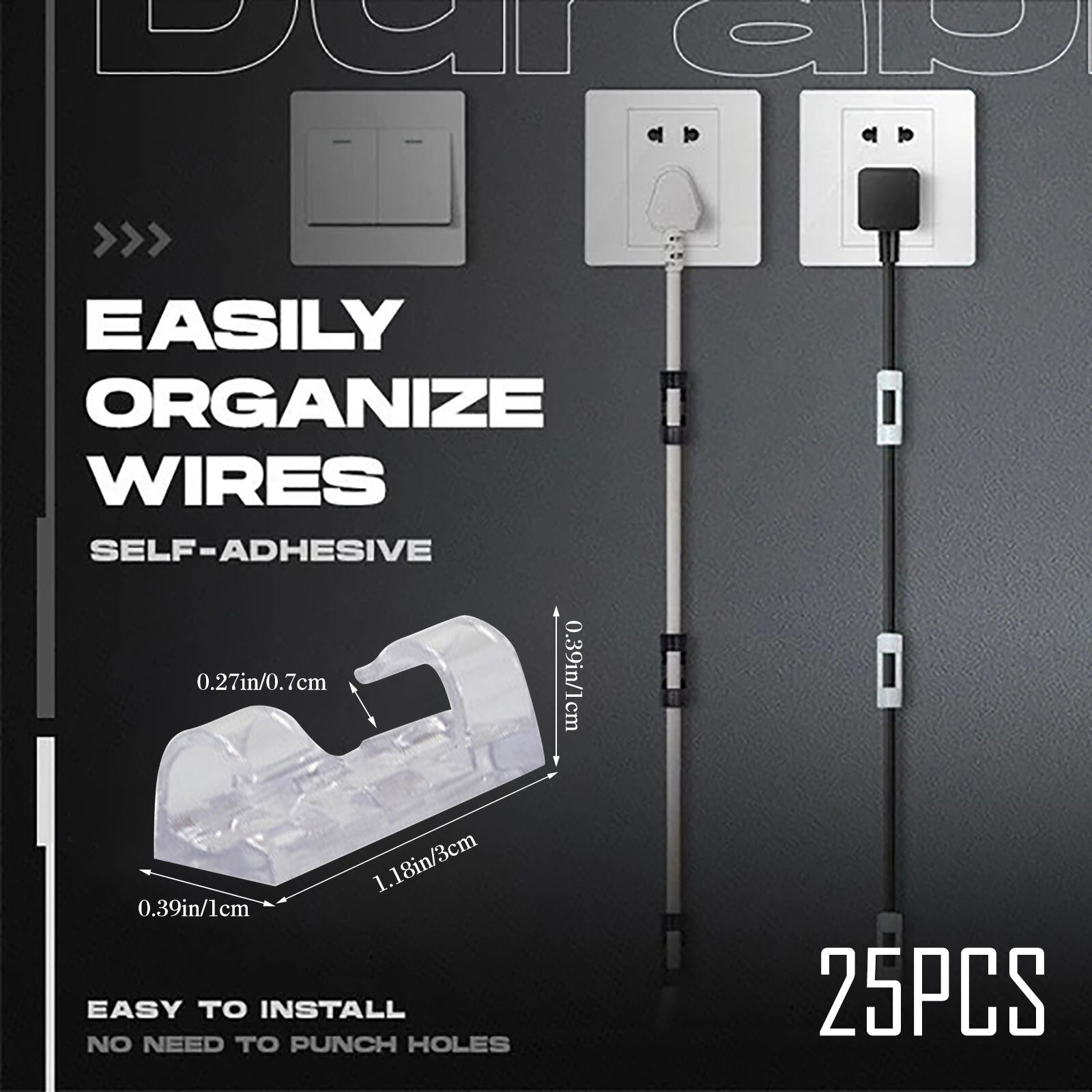 2 Stuks 50mm Bureau Draad Kabel Doorvoer Tule Deksel Zwart