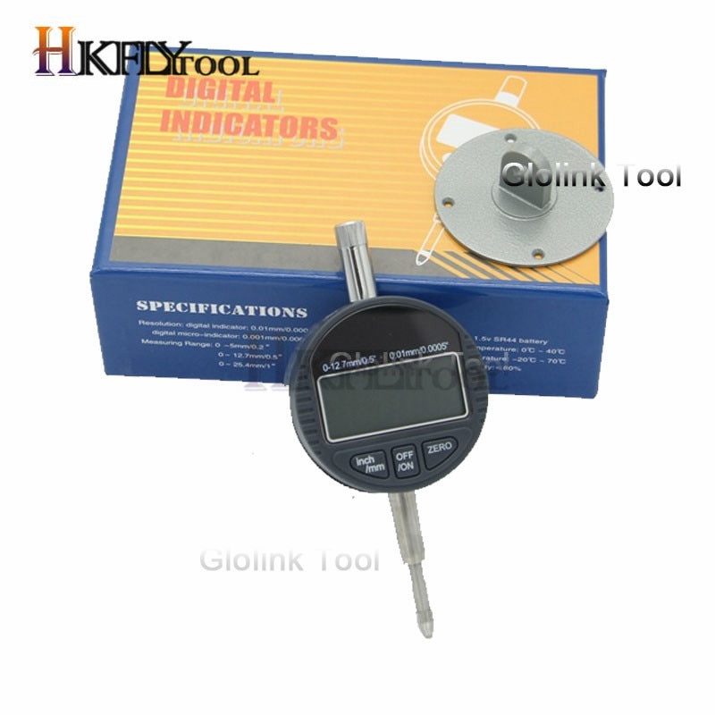 Digital Dial Indicator 0-12.7mm/0.5'' 0.01 Flexible Magnetic Base Holder Stand Tool For Dial Indicator Lever Dial Indicator Test