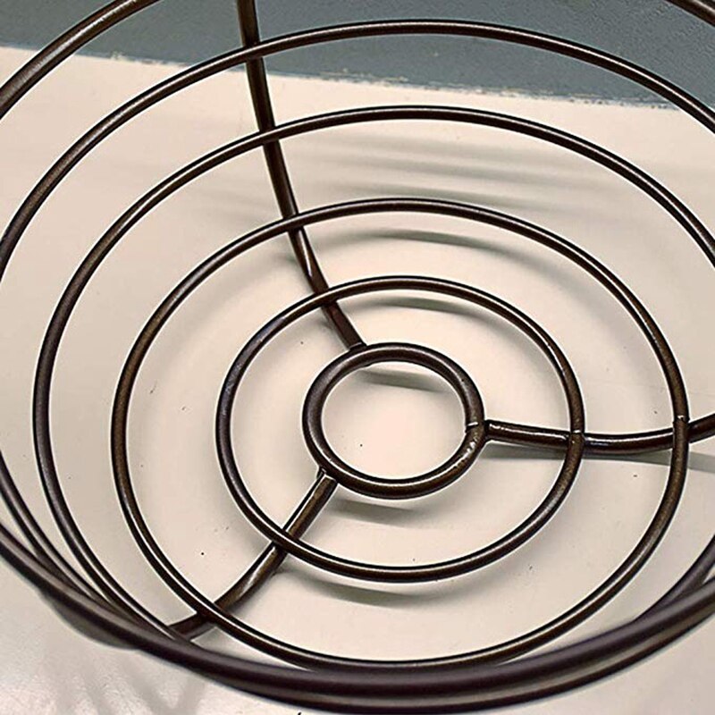 Roestvrije fruitschaal keuken bananenhaak multifunctioneel ijzeren rek opbergmand bureau metalen container groentemand