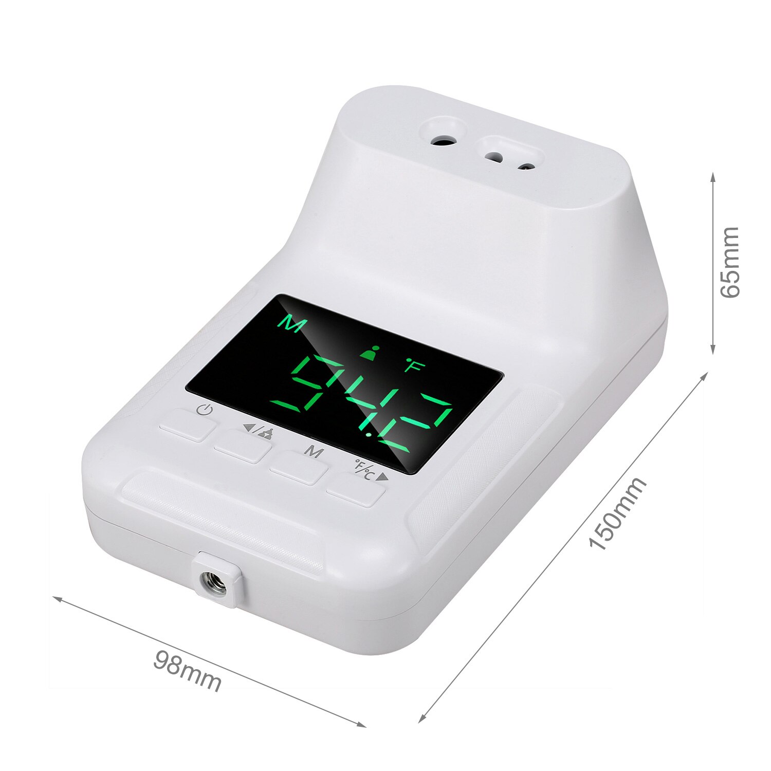 Muur Gemonteerde Infrarood Thermometer Temperatuur Gun Non Contact Digitale Ir Thermometer Voor Fabrieken School, Kantoor