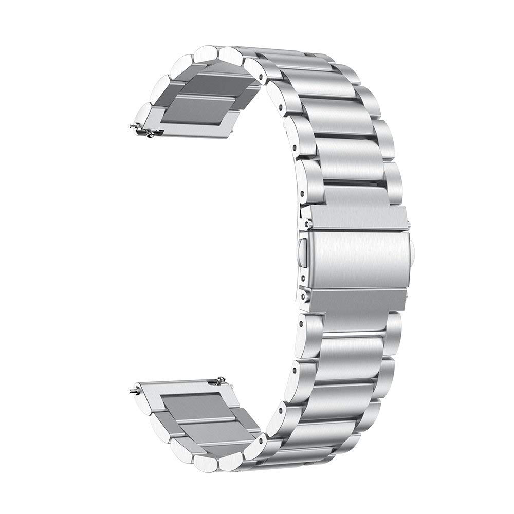 Rustfrit stål urrem til garmin vivoactive 3/ vivoactive 4/ vivomove 4s smart urrem forerunner 645 håndledsarmbånd