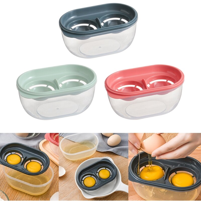 Plastic Egg Separator White Yolk Sifting Home Kitchen Chef Dining Cooking Gadget Kitchen Egg White Separator Tool