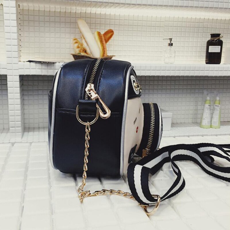 PU Leather Shoulder bag Strap Bag Style Case camera cute Small chain crossbody bag women small vintage purse