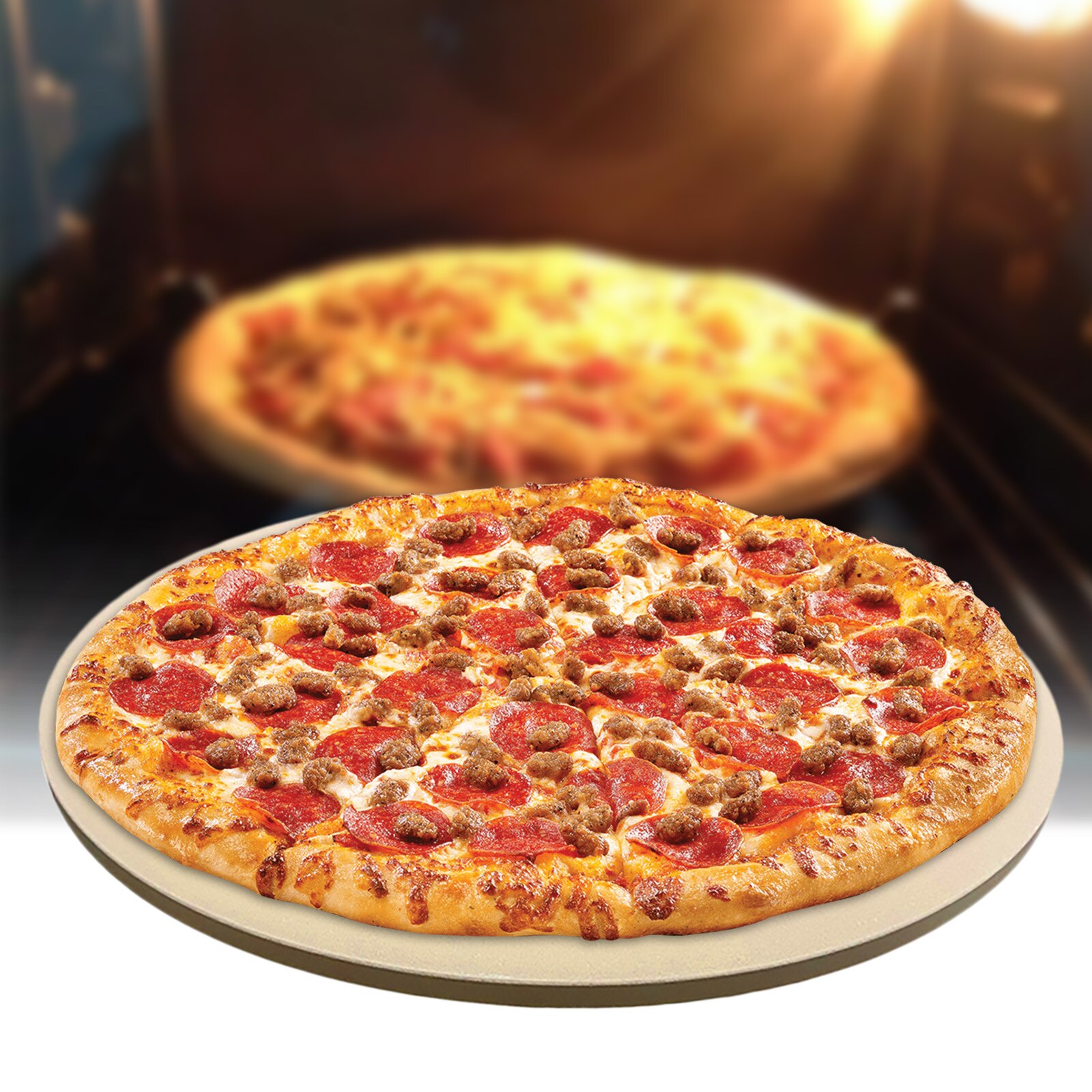 Pizza Baking Stone BBQ Eco-Friendly Easy Clean Barbeque Bakeware Kitchen Accessories Thermal Shock Non-stick Pizza Stone