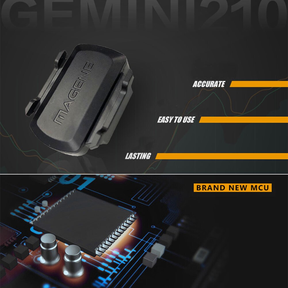Computer Speedometer Gemini 210 S3+ Bluetooth ANT+ Speed Cadence Sensor for Garmin Bryton Bicycle Bike Computer