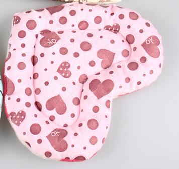 Tapete antimordedura para mascotas pequeñas, Hamster en forma de corazón, suave, corto de felpa, cálido para invierno, conejillo de indias, cama de erizo, juguetes para mascotas: pink