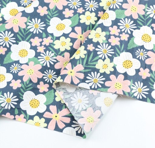 Flower Series Cotton Fabric DIY Sewing Uphostery Craft Suede Fabric Other Fabric Plain Printed 100% Cotton Piece Warp Woven