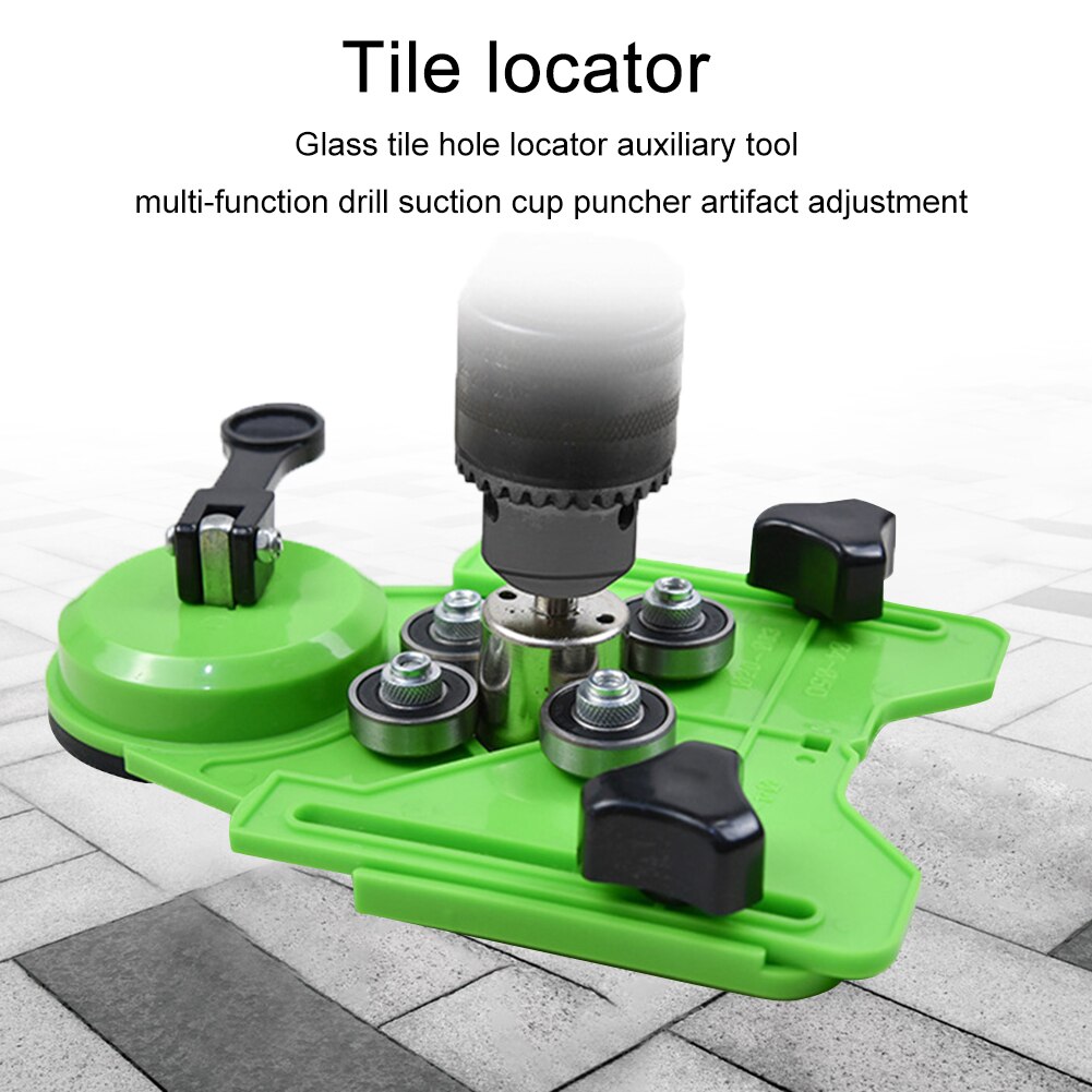 4–83mm Hole Locator Cutter Centering Guide – Suction Base Drill Bit Jig Fixture For Tile, Marble, Floor & Wall Drilling